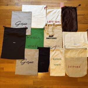 12 Pack Designer Dust Bags Prada Bottega Tumi Vince Friday Shoes Flats Jaypore